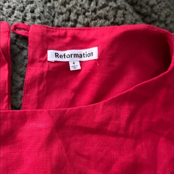 Reformation Vibrant Red Tank Top - Picture 2 of 5